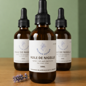 Huile de Nigelle d'Éthiopie 100% Pure & Naturelle