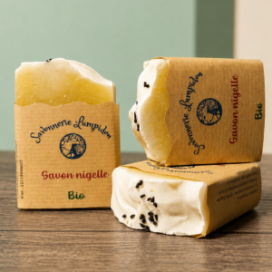 Savon naturel à la Nigelle Pure - Purifiant & Apaisant Visage et Corps